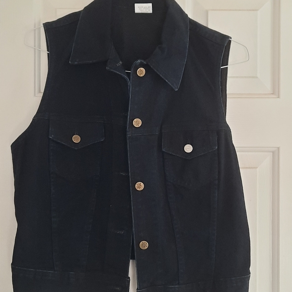 BeBop Clothing Blue Jean Vest - Picture 1 of 6